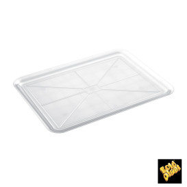 Bandeja Plastico Tray Transparente 37x50cm (4 Uds)