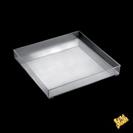 Bandeja Plastico Tray Transparente Ø32cm (1 Uds)