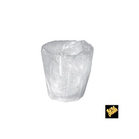 Vaso Plastico para Cocktail Enfundado Transp. PS  Ø73mm 200ml (50 Uds)