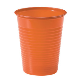 Vaso de Plastico Naranja PS 200ml (50 Uds)