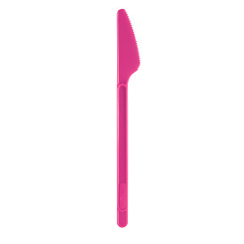 Cuchillo de Plastico Fucsia PS 175mm (600 Uds)