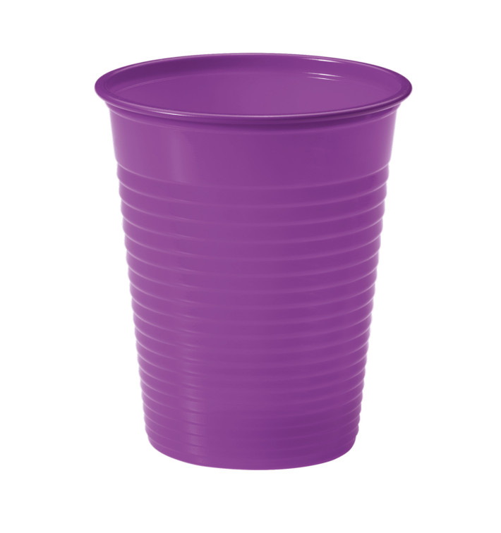 Vaso de Plastico Violeta PS 200ml (50 Uds)