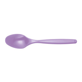 Cuchara de Plastico Violeta PS 120mm (1200 Uds)