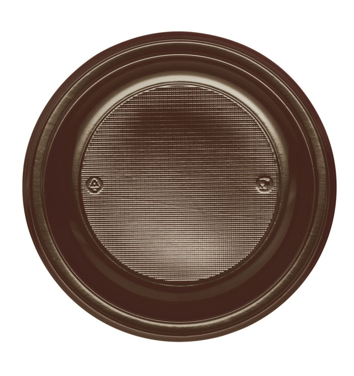 Plato de Plastico Llano Crema PS 220 mm (30 Uds)