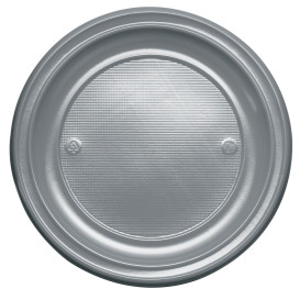 Plato de Plastico Llano Oro PS 220 mm (30 Uds)