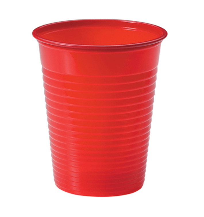 Vaso de Plastico Rojo PS 200ml (50 Uds) Vaso de Plastico Rojo PS 200ml (50 Uds)