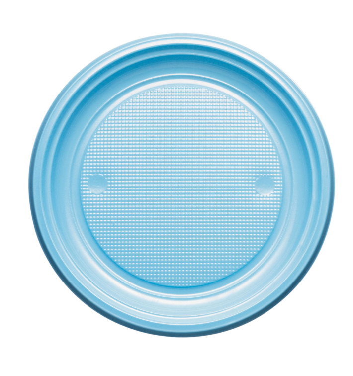 Plato de Plastico Llano Azul Oscuro PS 170mm (1100 Uds)