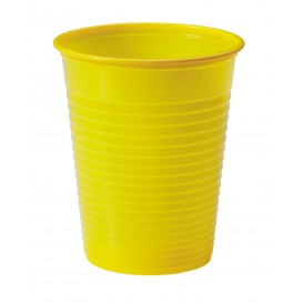 Vaso de Plastico Amarillo PS 200ml (50 Uds)