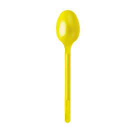 Cuchara de Plastico Amarillo PS 165mm (20 Uds)