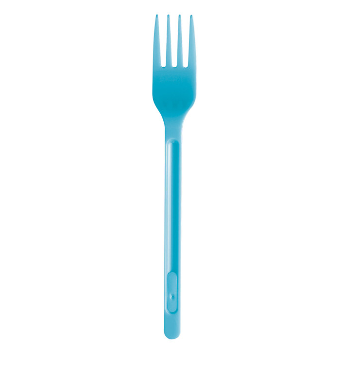 Tenedor de Plastico Rojo PS 165mm (20 Uds)
