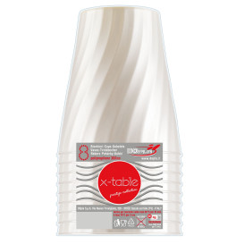 Vaso de Plastico Perla PP 320ml (8 Uds)