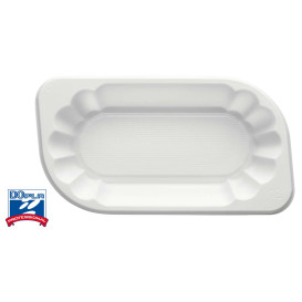 Bandeja de Plastico Blanca 250ml (1500 Uds)