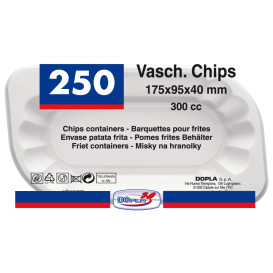 Bandeja de Plastico Blanca 300ml (250 Uds)