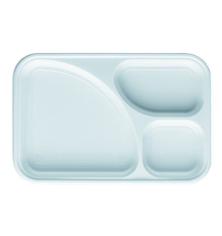 Bandeja de Plastico Blanca 3C 315x210mm (400 uds)