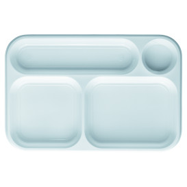 Bandeja de Plastico Blanca 4C 360x240mm (300 uds)