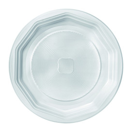 Plato de Plastico Llano Blanco PS 220 mm (1600 Uds)