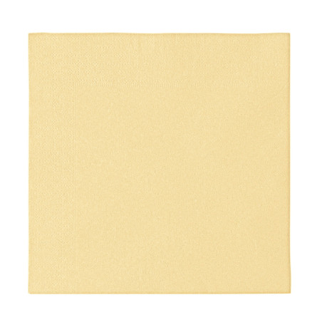Servilleta de Papel 2 Capas Crema 33x33cm (50 Uds)