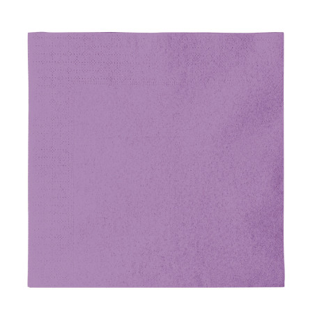 Servilleta de Papel 2 Capas Lila 33x33cm (50 Uds)