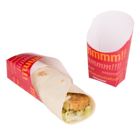 Envase Carton para Wraps Ø80mm 120mm (25 Uds)