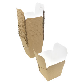 Caja de Comida para Llevar Wok Kraft 950ml (25 Uds)