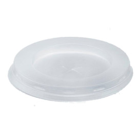 Tapa Plastico PS Blanca Vaso Cristal 200/250ml Ø7,2cm (100 Uds)