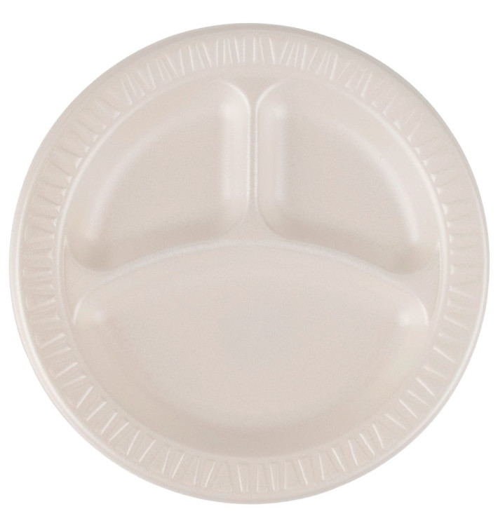 Plato Termico FOAM "Quiet Classic" 3 C. Laminado Miel Ø230mm (500 Uds)