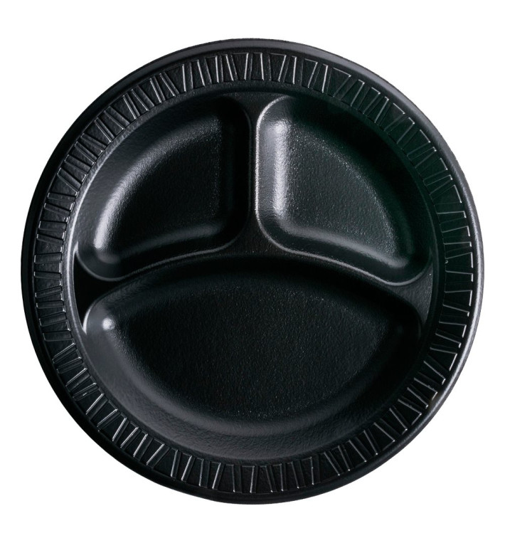 Plato Termico FOAM "Quiet Classic" 3 C. Laminado Negro Ø260mm (500 Uds)