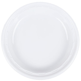 Plato de Plastico PS "Famous Impact" Blanco Ø260mm (125 Uds)