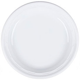 Plato de Plastico PS "Famous Impact" Blanco Ø230mm (500 Uds)