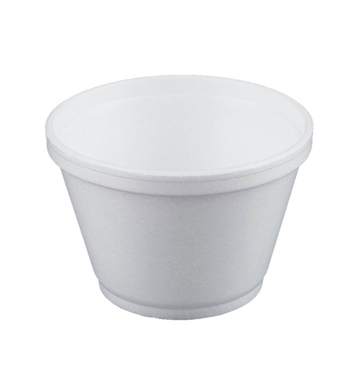 Tarrina Termico Foam Blanco 6OZ/180ml Ø89mm (50 Uds)