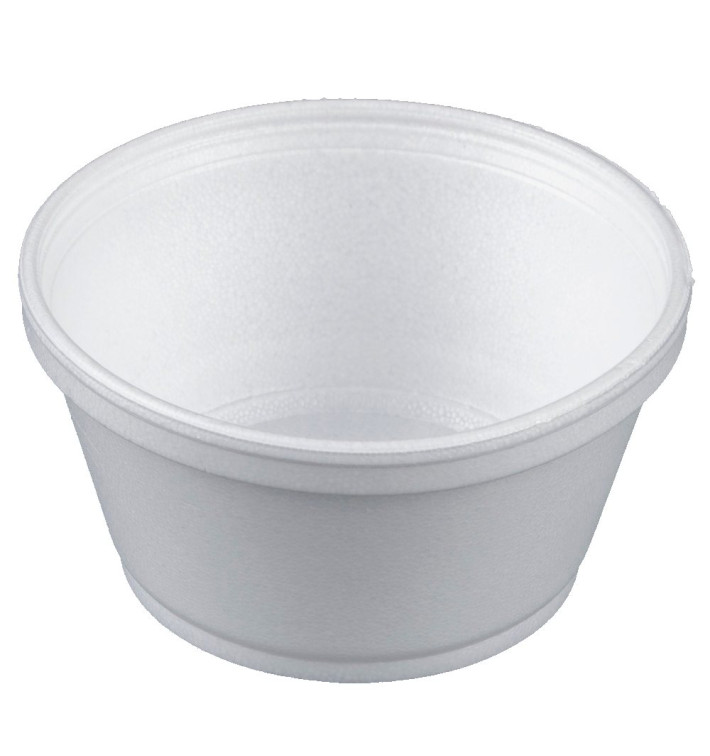 Tarrina Termico Foam Blanco 8OZ/240ml Ø108mm (50 Uds)