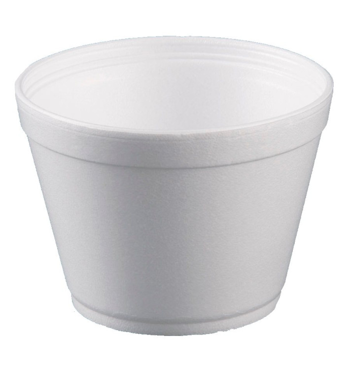 Tarrina Termico Foam Blanco 16OZ/475ml Ø117mm (25 Uds)