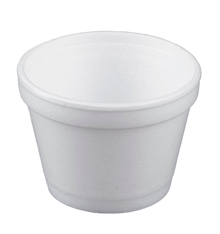 Tarrina Termico Foam Blanco 4OZ/120ml Ø75mm (1000 Uds)