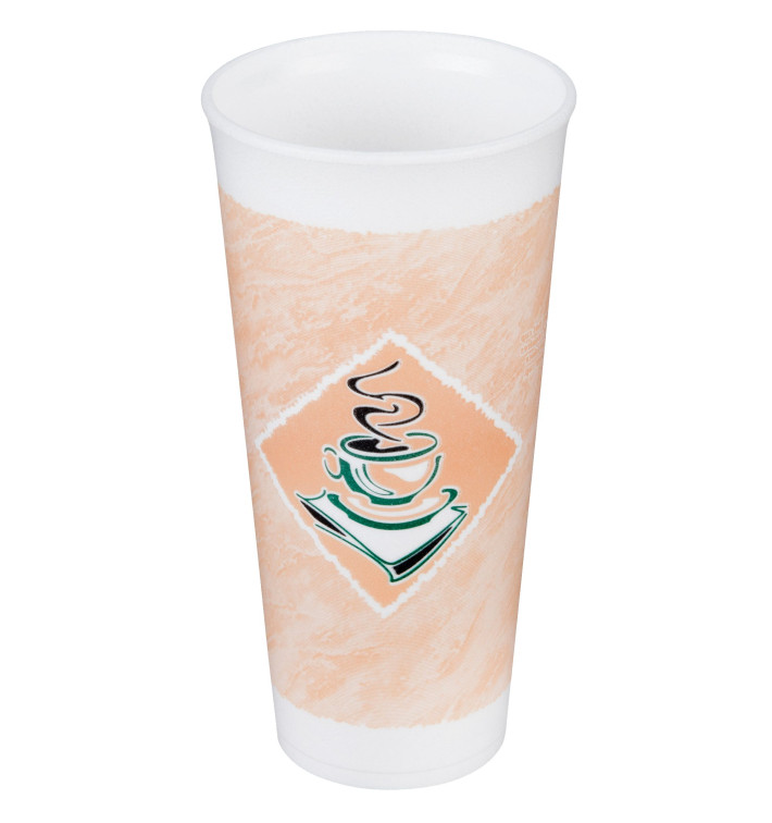 Vaso Termico Foam EPS "Café" 24Oz/710 ml (500 Unidades)