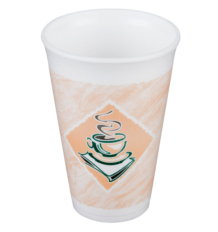 Vaso Termico Foam EPS "Café" 16Oz/473 ml (1000 Uds)