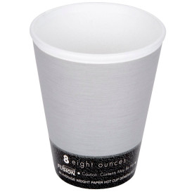 Vaso Termico Foam "Fusion" Gris 8Oz/266ml Ø81mm (25 Unidades)