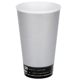 Vaso Termico Foam "Fusion" Gris 20Oz/591ml Ø94mm (500 Unidades)