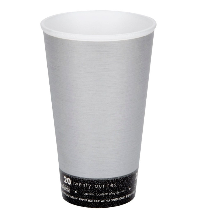 Vaso Termico Foam "Fusion" Gris 20Oz/591ml Ø94mm (500 Unidades)