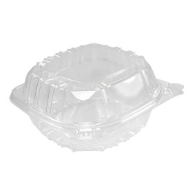 Tarrina Tapa Bisagra OPS "Clear Seal" Para Bocadillo 167ml (125 Uds)