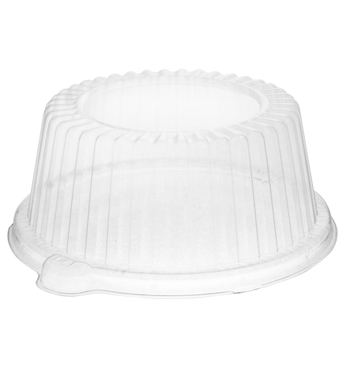 Tapa de Plastico PS Alta Transparente 150x64mm (125 Uds)