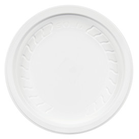 Tapa de Plastico PP "Deli" Blanco Ø120mm (500 Unidades)