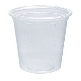 Tarrina de Plastico PP para Salsas Graduada Transp. 35ml (2500 Uds) 