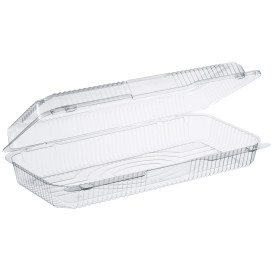 Envase Plástico PS "StayLock" Bisagra Transp. 1485ml (200 Uds)