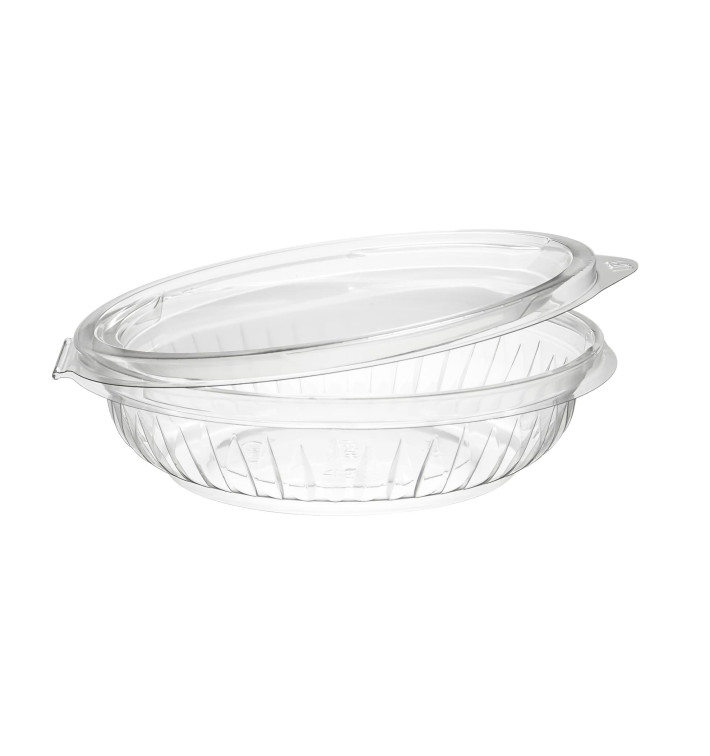 Bol de Plastico PET "Presenta" Tapa Plana Transp. 240ml Ø150mm (75 Uds)