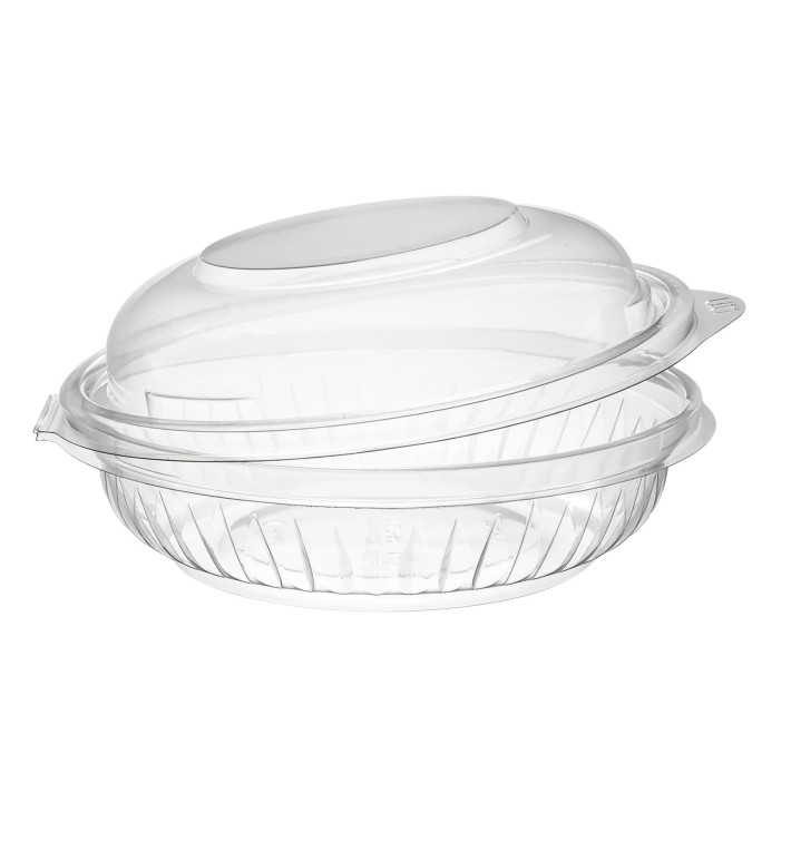 Bol de Plastico PET "Presenta" Tapa Alta Transp. 240ml Ø150mm (75 Uds)