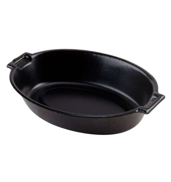 Cazuela Termica FOAM "Quiet Classic" Con Asas Negra 150x110mm (125 Uds)