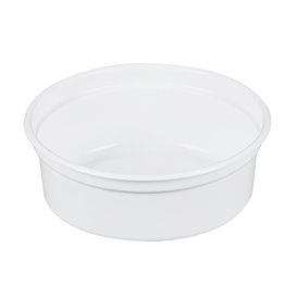 Envase de Plastico PP "Deli" Blanco 8Oz/266ml Ø81mm (500 Unidades)