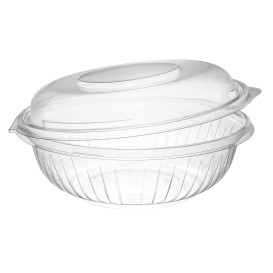 Bol Plastico PET "PresentaBowls" Bisagra Alta 710ml (75 Uds)