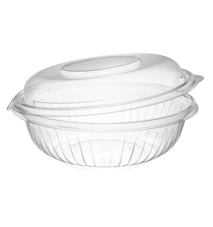 Bol Plastico PET "PresentaBowls" Bisagra Alta 710ml (75 Uds)