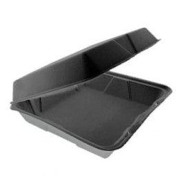 Envase Foam LunchBox Blanco 240x235mm (200 Uds)